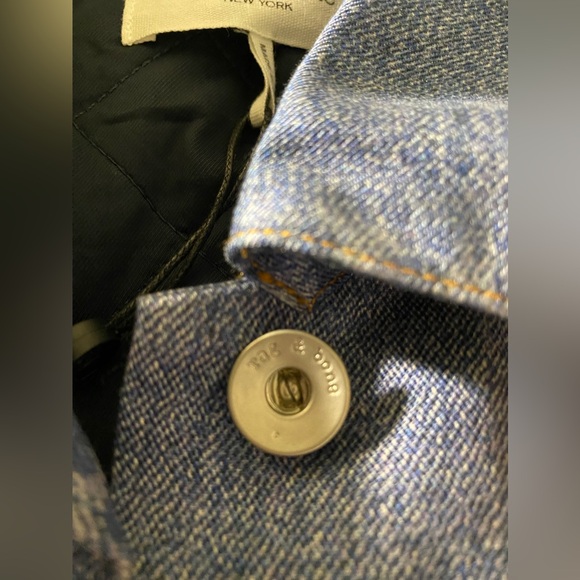 Rag & Bone Bryon Liquid Miramar Trucker Jacket Pant set - Picture 6 of 14